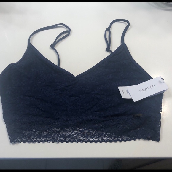 Calvin Klein Navy Blue Bralette - Picture 1 of 1